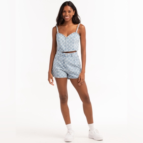 NWT - OBEY Clash Womens Denim Cami Top - Size XS - Picture 5 of 5